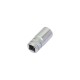 27815-08_z01 Торцовая головка KRAFTOOL INDASTRIE QUALITAT хромосатинированная 1/4, Cr-V, FLANK, 8мм