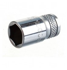 27815-10_z01 Торцовая головка KRAFTOOL INDASTRIE QUALITAT хромосатинированная 1/4, Cr-V, FLANK, 10мм