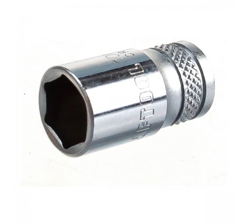 27815-10_z01 Торцовая головка KRAFTOOL INDASTRIE QUALITAT хромосатинированная 1/4, Cr-V, FLANK, 10мм