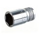 27815-10_z01 Торцовая головка KRAFTOOL INDASTRIE QUALITAT хромосатинированная 1/4, Cr-V, FLANK, 10мм