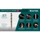 Набор сверл по металлу KRAFTOOL HEX-1/4" 10шт. IMPACT READY 29652-H10