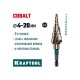 Сверло ступенчатое KRAFTOOL COBALT 9 ступеней 4-20мм 29691-4-20-9