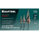 Сверло ступенчатое KRAFTOOL COBALT 9 ступеней 4-20мм 29691-4-20-9