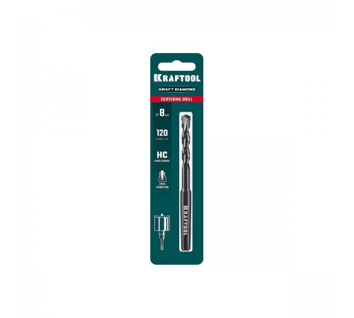 Сверло центрирующее KRAFTOOL d8мм 29824-08