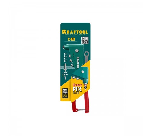 31173_z01 Заклепочник KRAFTOOL X-5F, с функцией удержание заклепки