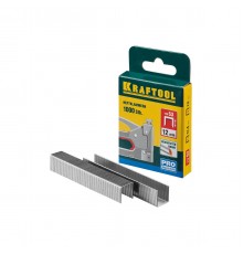 Скобы для степлера KRAFTOOL тип 53 12мм, 1000 шт, калибр 23GA 31670-12