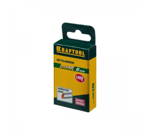 31680-08 Скобы для степлера KRAFTOOL, тип 140, 8 мм (1000 шт)