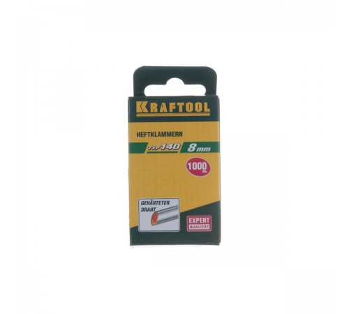 31680-08 Скобы для степлера KRAFTOOL, тип 140, 8 мм (1000 шт)