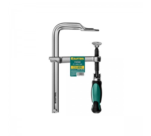 32014-100-200 Струбцина KRAFTOOL FORGE FF-200/100, тип F, 200/100мм,450кгс