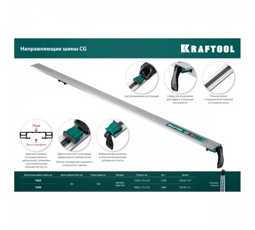 32235-1.0 Направляющая шина KRAFTOOL CG-100 1000мм