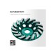 33368-125 Чашка алмазная KRAFTOOL TURBO сегментная 125мм INDUSTRIAL