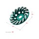 33368-125 Чашка алмазная KRAFTOOL TURBO сегментная 125мм INDUSTRIAL