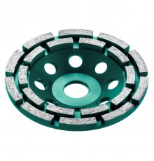 Чашка алмазная шлифовальная двухрядная KRAFTOOL Double 125мм 33369-125