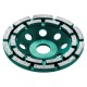 Чашка алмазная шлифовальная двухрядная KRAFTOOL Double 125мм 33369-125