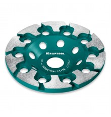 Чашка алмазная KRAFTOOL T-Type INDUSTRIAL d-125мм, сегментная 33446-125