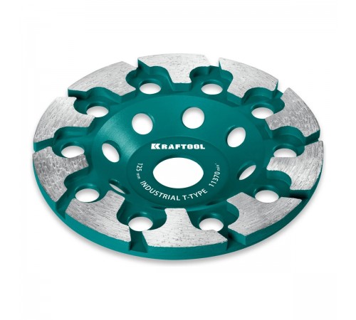 Чашка алмазная KRAFTOOL T-Type INDUSTRIAL d-125мм, сегментная 33446-125