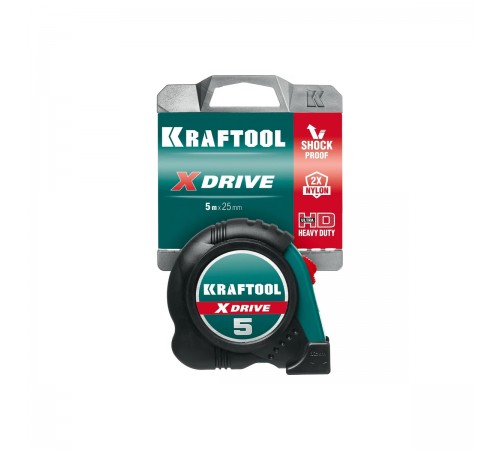 34122-05-25_z02 Рулетка KRAFTOOL X-Drive 5м х 25мм