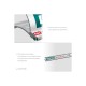 Линейка со стальной направляющей KRAFTOOL KRAFT-LINE, 2.0 м 34275-200