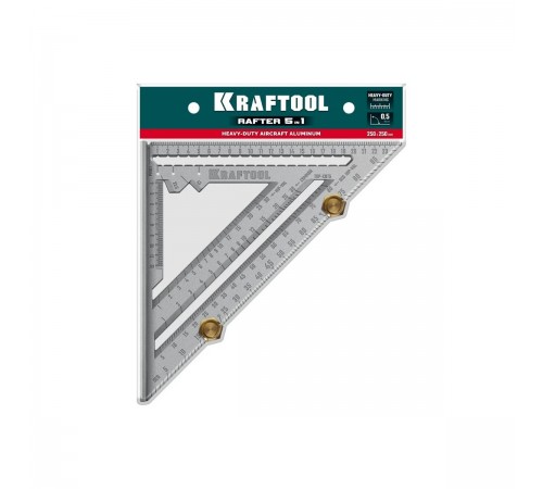 Кровельный угольник KRAFTOOL высокоточный 250мм, 5-в-1 3441-25
