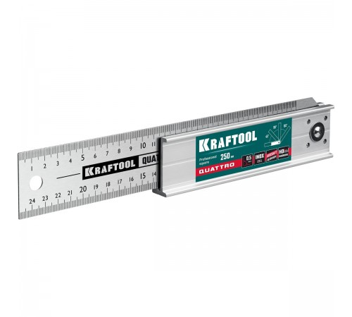 3444 Угольник Kraftool GRAND столярный складной 4 положения 250мм