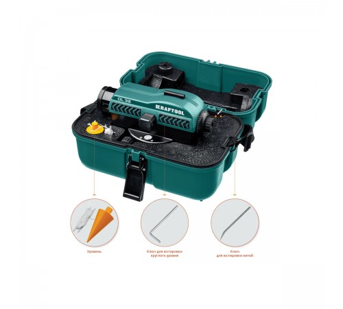 Оптический нивелир KRAFTOOL OL-32 100м. 34520