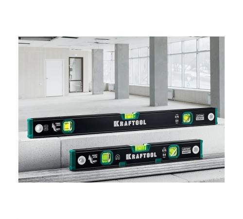 34781-60 Уровень KRAFTOOL с зеркальным глазком 600 мм