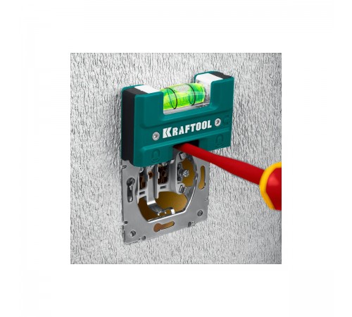 Уровень KRAFTOOL Electro 76 мм, магнитный уровень 34786
