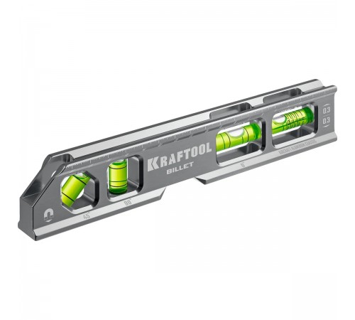 34790 Уровень магнитный KRAFTOOL Billet магнитный 8-в-1 20см