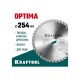 Диск пильный по дереву KRAFTOOL Optima, 254х30мм, 40Т 36951-254-30