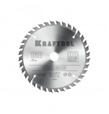 36952-160-20 Диск пильный по дереву KRAFTOOL PRECISSION 160х20мм 36Т