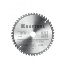 36953-160-20 Диск пильный по алюминию KRAFTOOL Multi Material 160х20мм 48Т