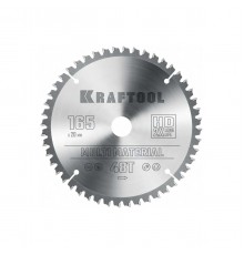 36953-165-20 Диск пильный по алюминию KRAFTOOL Multi Material 165х20мм 48Т