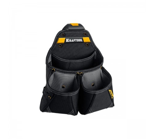 Сумка поясная KRAFTOOL КР-15, 15 карманов и петель, 350х320 мм 38771