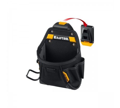 Сумка поясная KRAFTOOL КР-6, 6 карманов и петель, 240х250 мм 38775