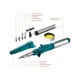 Паяльник газовый KRAFTOOL SolderGas, горелка, фен, пьезоподжиг, набор 10 в 1, 1300гр 55503-Н10
