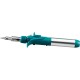 Паяльник газовый KRAFTOOL SolderGas, горелка, фен, пьезоподжиг, набор 10 в 1, 1300гр 55503-Н10