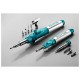 Паяльник газовый KRAFTOOL SolderGas, горелка, фен, пьезоподжиг, набор 10 в 1, 1300гр 55503-Н10