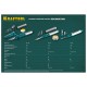 Паяльник газовый KRAFTOOL SolderGas, горелка, фен, набор 8х1, 70В, 30-70Вт, 1300°С 55504-Н8