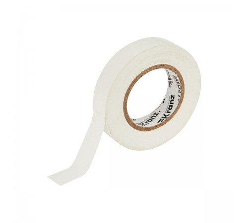 KR-09-2101 Изолента ПВХ Kranz 0,13х15мм 25м белая