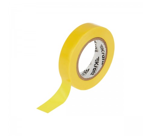 KR-09-2602 Изолента ПВХ Kranz 0,13х15мм 20м желтая