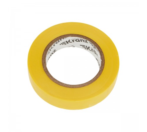 KR-09-2602 Изолента ПВХ Kranz 0,13х15мм 20м желтая