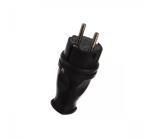 Вилка кабельная LEZARD 1ф 1x16A 2P+E 220-240B каучук 106-0400-0105/105