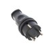 Вилка кабельная LEZARD 1ф 1x16A 2P+E 220-240B каучук 106-0400-0105/105