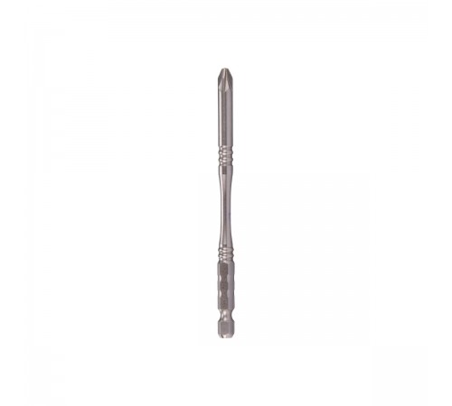 B-56954 Бита Makita Silver Torsion Slim РZ2, 100мм E-form