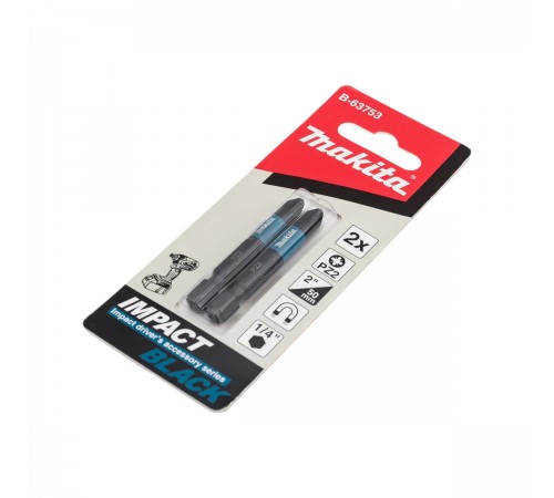 B-63753 Биты Makita Impact PZ2 х 50мм