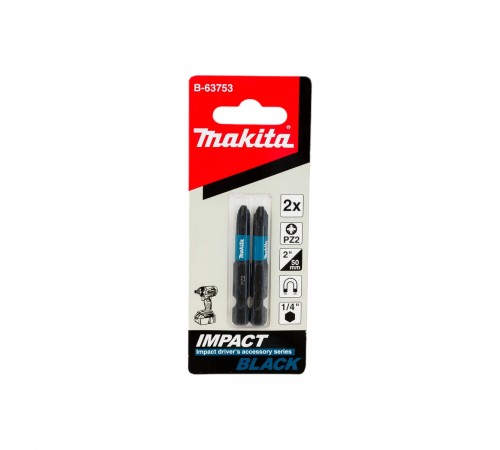 B-63753 Биты Makita Impact PZ2 х 50мм