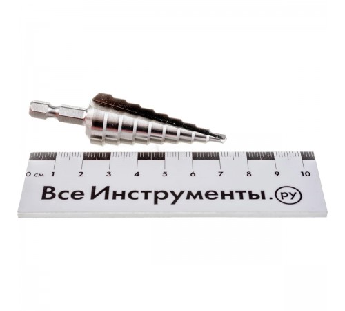D-40098 Сверло ступенчатое Makita HSS c прямым желобком, 4-20, 1/4