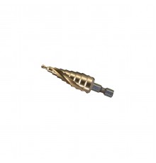 D-40185 Сверло ступенчатое Makita HSS-TiN c спиральным желобком, 4-20, 1/4
