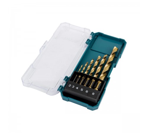 D-72833 Набор сверл по металлу Makita HSS-TiN 6шт