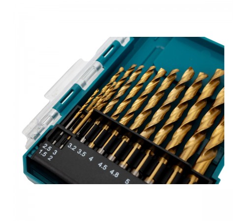 D-72855 Набор сверл по металлу Makita HSS-TiN 13шт